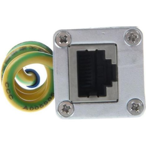 3X Semoic Parafoudre de RÉSeau Ethernet de Protection Contre Les Surtensions RÉSeau RJ45 Noir & ton argent (1/4)