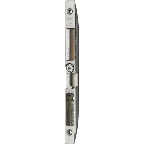 Gâche centrale encastrable pour porte d'entrée bois – Acier FerGuard® – Compatible Fercomatic – Pose droite – Dimensions 189x16x15.5mm – Ferco By Thirard