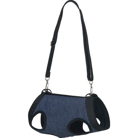 Filiyano – Sac bandoulière en tissu Oxford avec fermeture velcro et sangle de poitrine pour chien âgé - Taille S (1/2)