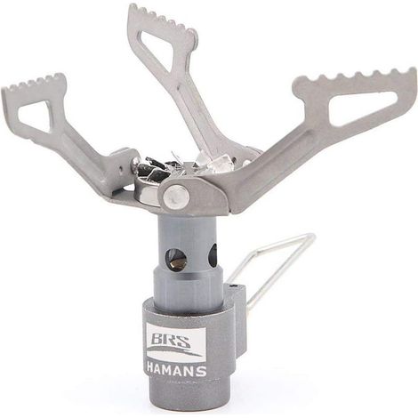BRS-3000T Backpack Titanium Stove Réchaud à gaz de Camping Ultraléger Seulement 25g, avec 1 Joint torique de Rechange (1/5)