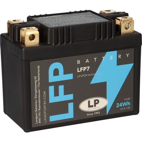 Batterie LiFePO4 12,8V 24Wh für Motorrad Startbatterie ML LFP7
