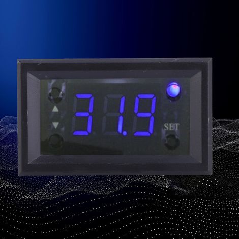 W1218 Digitaler Temperaturregler Thermostat DC12V -20100℃ Blaue LED DC12V (1/5)
