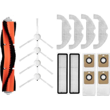 Compatible avec les brosses principales et latérales, le filtre, le sac à poussière et le chiffon de nettoyage des aspirateurs Dreame Bot L10 Plus et Z10 Pro. (1/5)