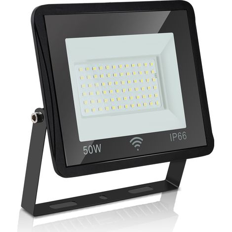 SWANEW Lughe a LED Luci da esterno 50w Fascio proiettore Fili esterno Spotlight Garden Lampade IP6 Warm White (1/5)