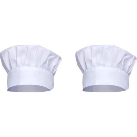 Set di 2 cappelli da chef - cappello da chef unisex - cappello da chef da uomo - cappello da chef da donna - cappello da chef regolabile - cappello da chef - cappello da chef professionale - retina pe (1/5)