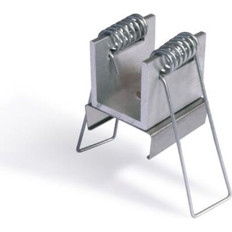 brumberg Montage-Clip 53012000 Aluminium roh Set 2 Stück (1/3)