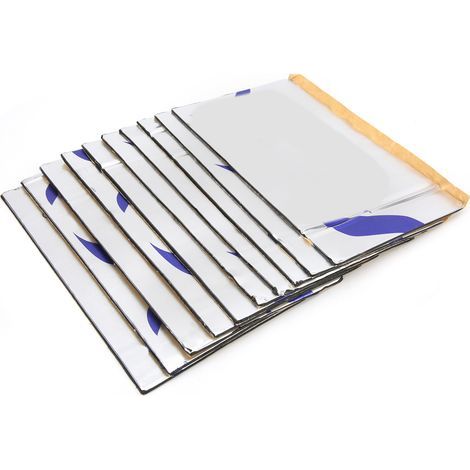 Amortisseurs thermiques, fiabilité 10 pièces de mousse d'isolation acoustique étanche à l'humidité 2 mm d'épaisseur pour portes de voiture, hotte de plancher de toit, etc (1/5)