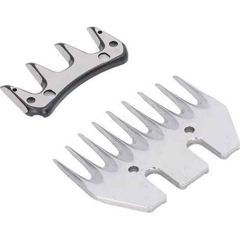 Cuchilla recta de 9 dientes para esquilar ovejas y peines. Cuchillas de repuesto para esquilar cabras, tijeras eléctricas para lana y pelo de animales. (1/4)