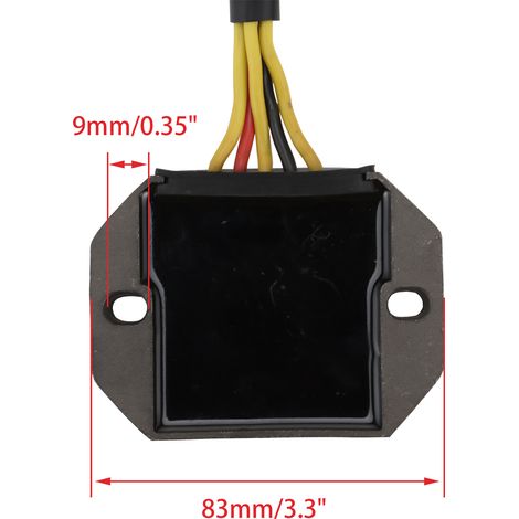 The voltage regulator rectifier is suitable for WR250F WR250 2007 5UM-81960-E0 (1/4)
