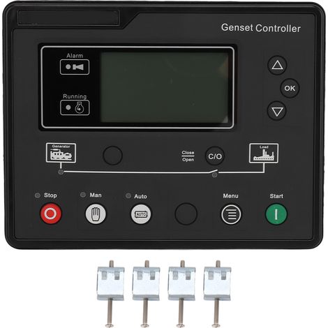 Contrôleur de groupe électrogène avec écran LCD CC 8-35 V pour groupes électrogènes à essence HQM6110U (1/5)