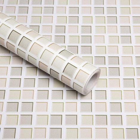 Adhesive Pour Cuisine Kaki Mosaïque, 60x300cm Carrelage Adhesif Mural Salle De Bain Imperméable, Décoratif Stickers Carrelage Autocollant, Vinyle Carreaux Adhesif (1/5)