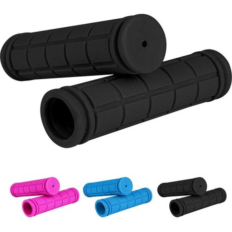 Fahrradgriffe Kinder 22mm Lenkergriffe Gummi Prallschutz für Roller Laufrad Schwarz (1/5)