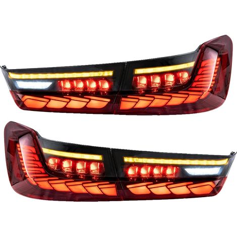 Rücklichter, Plug-and-Play-Installation, dynamischer Blinker, Rot (1/2)