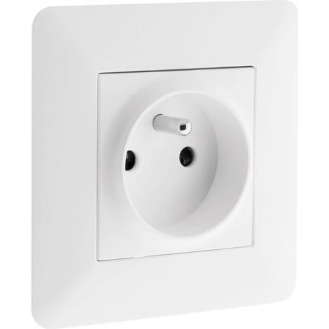 1 Prise encastrable 16A, Façade réglable, Bornes automatiques, Pour intérieur moderne (1/5)
