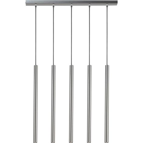 Suspension chromée moderne Sopel 5 lumières G9 Sigma (1/4)