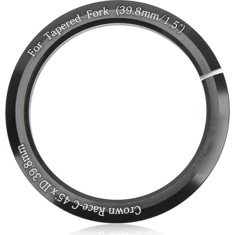 Douille inférieure de direction vélo en alliage d'aluminium pour tube conique 1,5 pouces, compatible avec fourche avant. (1/5)