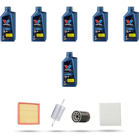 Kit tagliando 4 FILTRI e 6L OLIO compatibile con Audi A6 (C5) 2.4 30v 121kw dal 1997 (1/5)