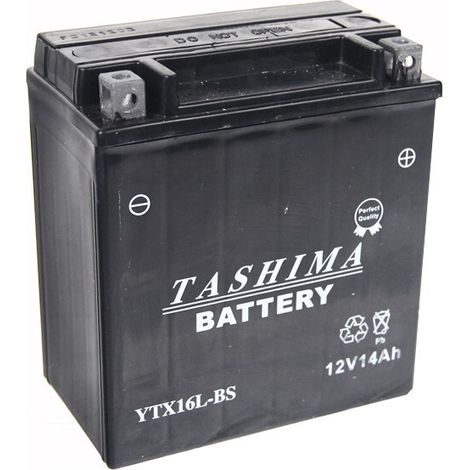 Batteria YTX16LBS + destra - kit