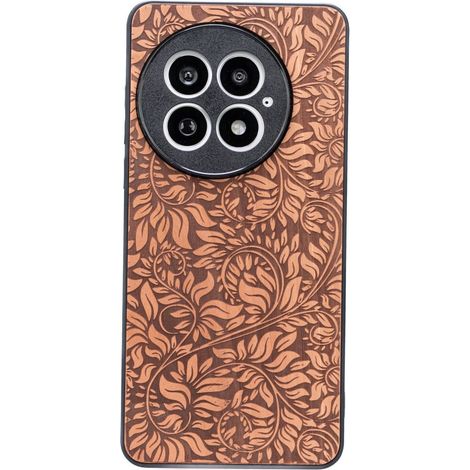 Custodia in legno Bewood per OnePlus 13 Foglie di mela (1/5)