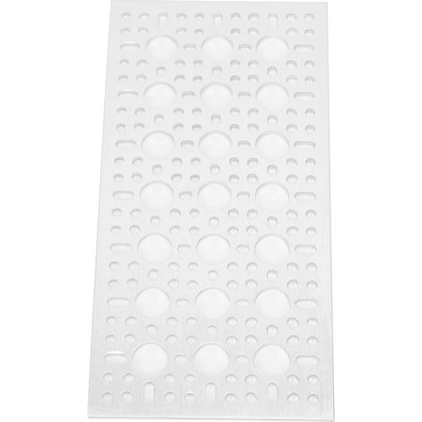 Panneau d'affichage à grille murale, motif perforé, composants de contrôle industriel 3123‑0096‑0192 (1/5)
