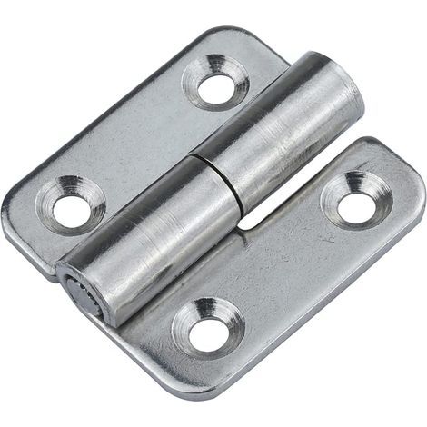 Paquete de 6 bisagras desmontables, bisagras de bandera de 1,5" con junta deslizante pequeña, bisagras de puerta desmontables fabricadas en acero inoxidable 304, mano derecha (1/5)