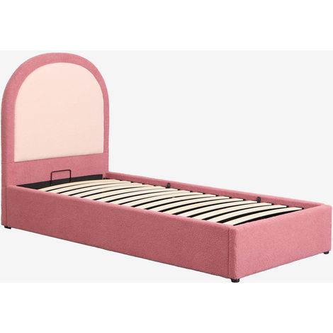 Cama con canapé abatible en borreguito Kalwa SKLUM             90 x 190 cm (1/5)