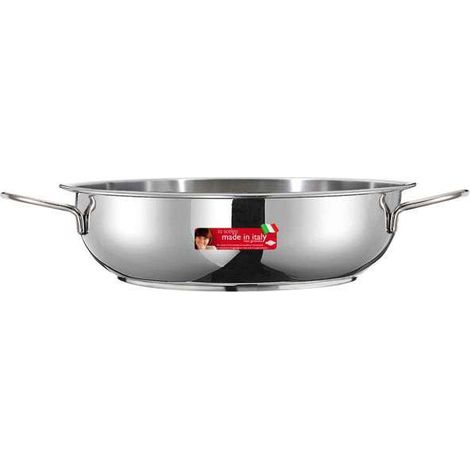 Tegame Inox 2 Manici Cm 22 River Inoxriv