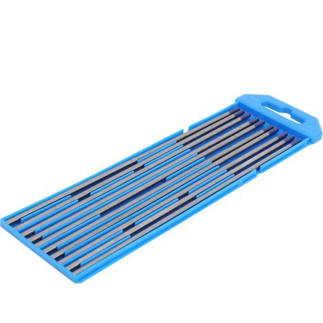 10 électrodes à arc de tungstène pour machines à souder, aiguille en yttrium, bleues, 3,2 mm, WY20 (1/5)
