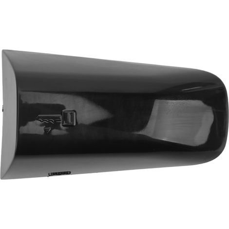 Tapa de manija de puerta derecha SUNXURY con cerradura de llave, color negro, LR048299, repuesto para Range Rover Evoque 2011-2019 (1/4)