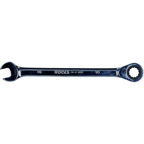 Chiave combinata ROOKS 10 mm con cricchetto (OK-01.6003)