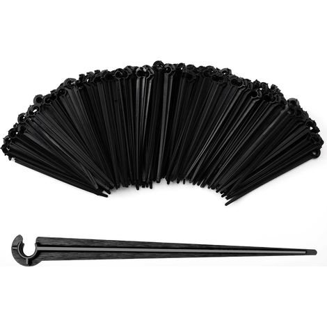 200 Pieces Irriging Drip Pipe Support Stakes for Drip Tube 4/7 mm, for Vegetable Gardens, Flowerbeds (1/5)