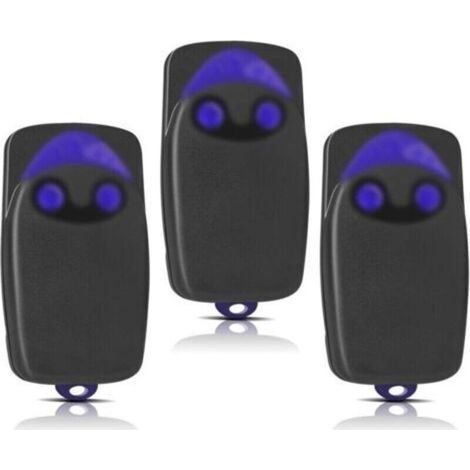 Muntra-3 Pièces Remplacement pour télécommande NICE, télécommande portail 433,92MHz 2 canaux, compatible avec Flo1r-s, Flo2r-s, Flo4r-s (1/4)