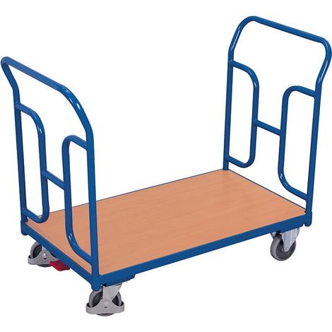 VARIOfit Doppel-Schiebebügelwagen mit gebogenen Rohren 850 x 500 mm (1/2)