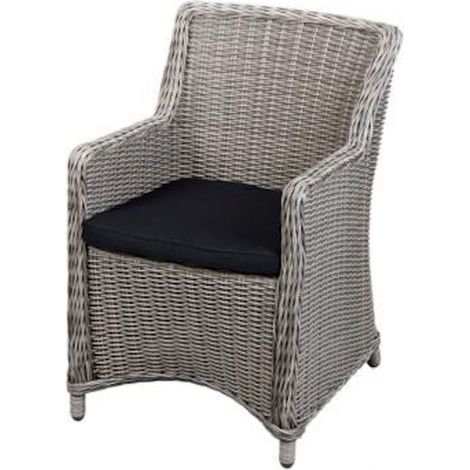Inko Lounge-Sessel Mino Rattanoptik Loungesessel mit Auflage 3 Farben zur Wahl Rattanoptik light grey (1/2)
