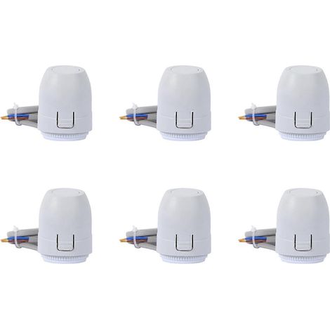 Collecteur d'actionneur thermique électrique 6X pour chauffage au sol NC AC 230 V, thermostat de chauffage au sol (1/5)