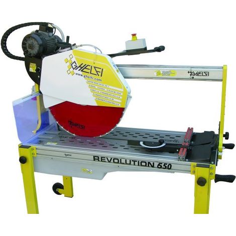 GHELFI REVOLUTION 650 400V macchina da taglio a ponte 5,5 HP trifase