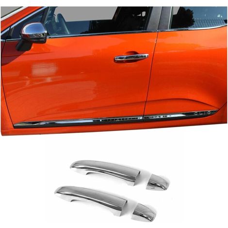 Poignées de porte en acier inoxydable pour Renault Clio V 2019-2025, lot de 4 (1/5)