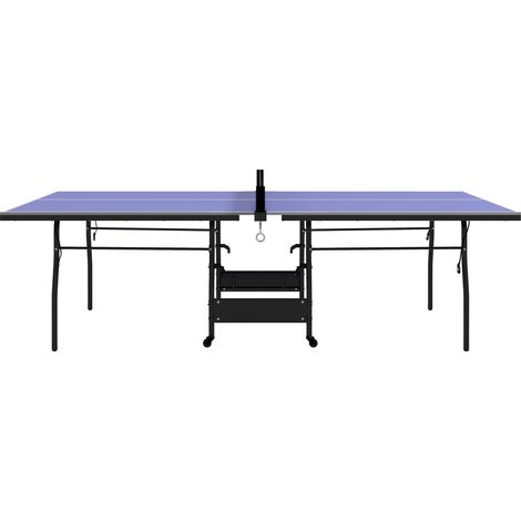 Table de ping pong pliante, table standard avec filet, 3 balles et plateau de 12 mm (1/5)