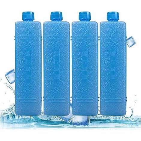 Packs Glace 4 Pièces, Longue Durée, Portable, Réfrigérateur/Congélateur/Glacière (1/5)