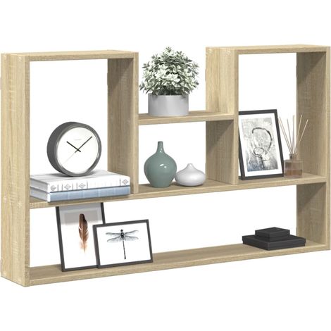 Wandregal Sonoma-Eiche 99x15x60 cm Holzwerkstoff