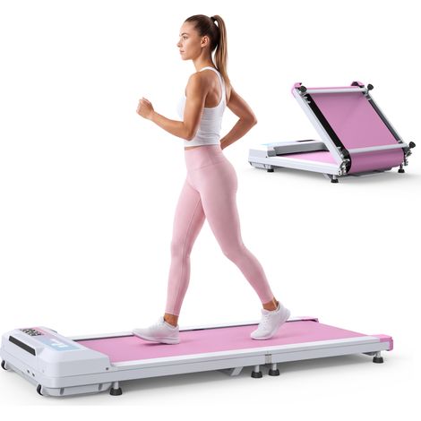 MAXIMIZE YOUR SPACE -treadmill under the desk, with a space-saving, 180-degree foldable design (1/5)
