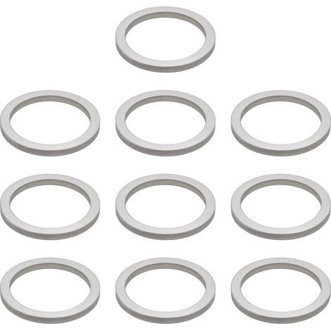 10 Stück Reduzierringe aus Edelstahl 304, 25,4 x 20 x 2 mm, passend für Stihl-Trimmerköpfe