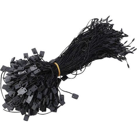950 attaches en nylon noir avec fermoir à pression et boucle (noir)-Black (1/2)