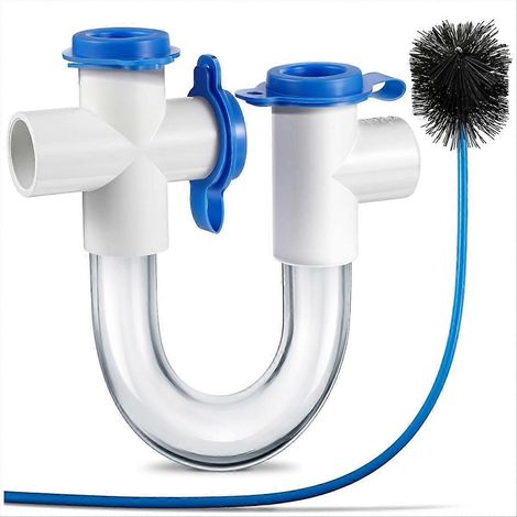Collecteur de condensats en PVC en forme de U pour climatiseurs CVC (1/5)