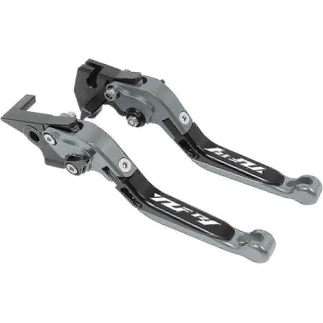 Accessoires moto uniques pour Yamaha YZFR1 YZF-R1 YZF R1 1999-2018 : leviers de frein et d'embrayage pliables et extensibles avec protection de levier (B) (1/5)