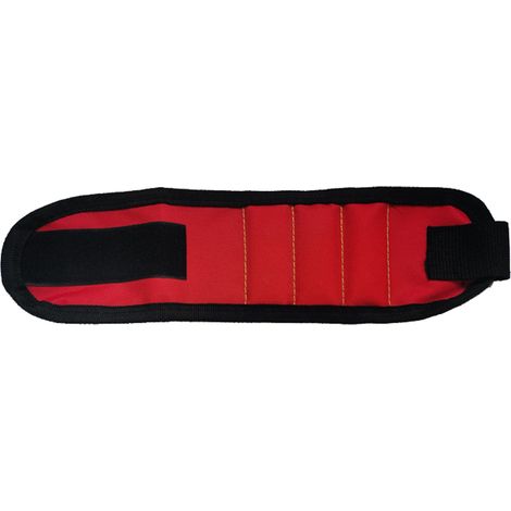 Bracelet magnétique 3 rangées, tissu Oxford, ajustable, ceinture à outils universelle pour réparation et entretien. (1/5)