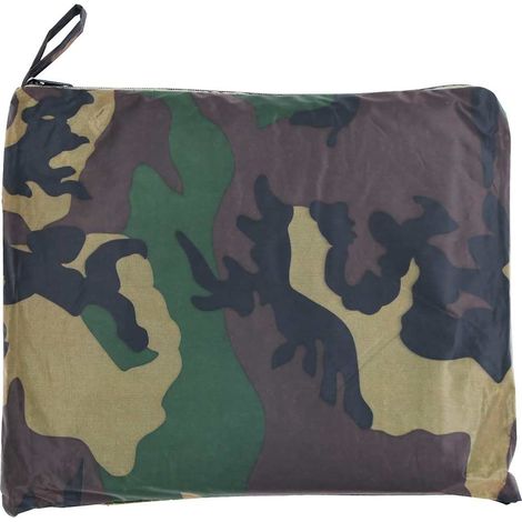 vidaXL Chubasquero impermeable pantalón sudadera hombre camuflaje XXL (1/2)
