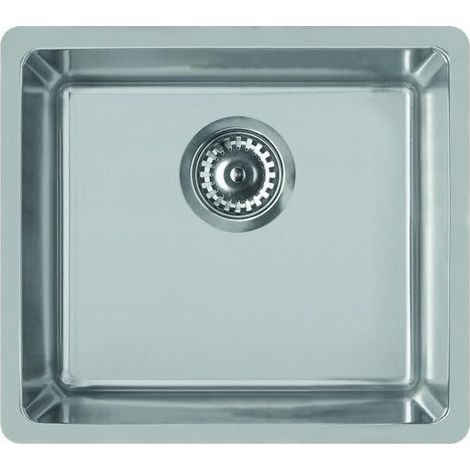 Elleci LIC500SACPUN15 Space 500 Lavello da incasso 1 vasca Acciaio Inox 54x44 cm colore Acciaio Satinato (1/2)