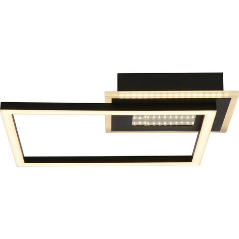 Plafonnier Quadrate gris argenté - 44250BK (1/5)