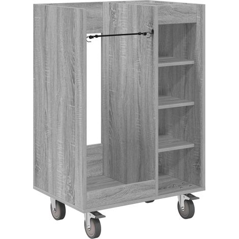 Maison Exclusive - Armadio per Golf con ruota Grigio Sonoma 65 x 45 x 98 cm